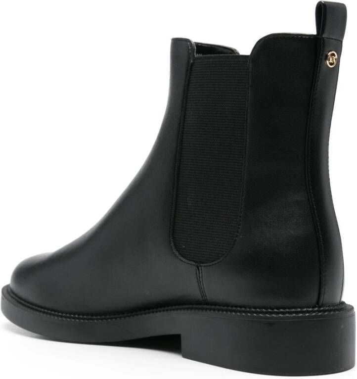 Michael Kors Zwarte Chelsea Enkellaars Casual Stijl Black Dames