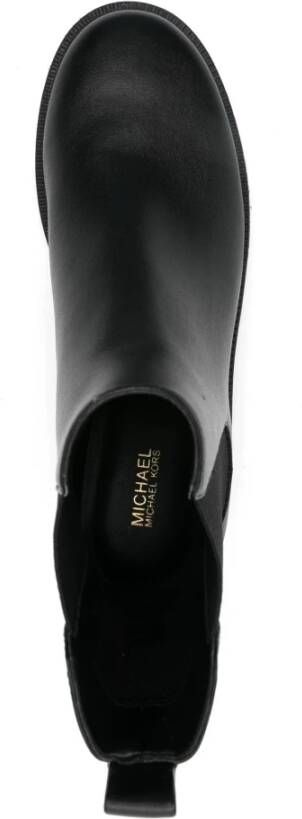 Michael Kors Zwarte Chelsea Enkellaars Casual Stijl Black Dames