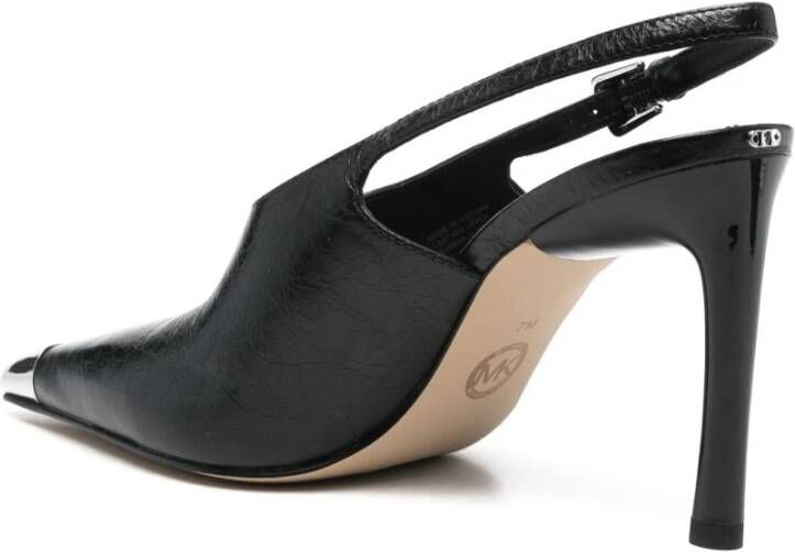 Michael Kors Zwarte Middelhoge Stijlvolle Pumps Black Dames