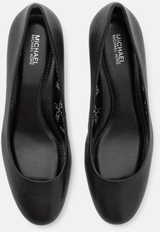 Michael Kors Zwarte June Pumps met Zilveren Details Black Dames