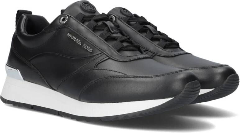 Michael Kors Zwarte Lage Sneakers Allie Stride Black Dames