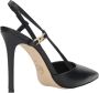 Michael Kors Zwarte lederen pumps met bandje en MK-monogram Black Dames - Thumbnail 3