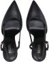 Michael Kors Zwarte lederen pumps met bandje en MK-monogram Black Dames - Thumbnail 5