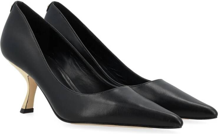 Michael Kors Zwarte Mid Pump Luna Stijl Black Dames