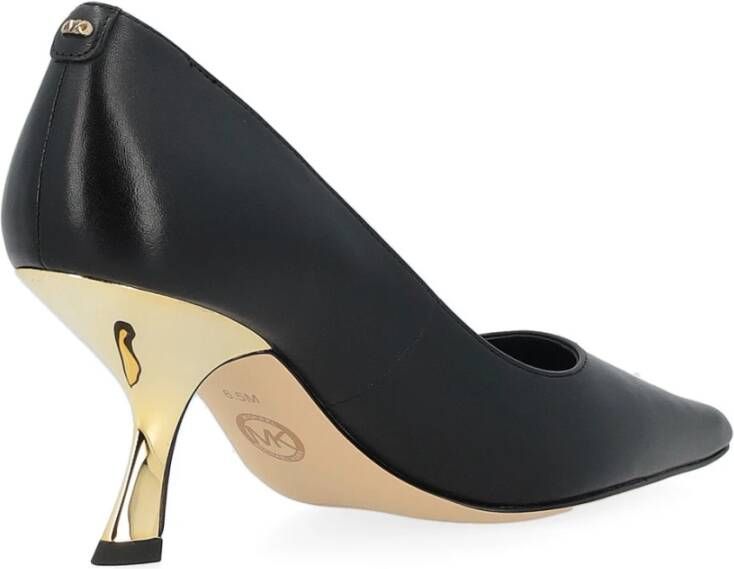 Michael Kors Zwarte Mid Pump Luna Stijl Black Dames