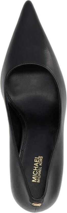 Michael Kors Zwarte Mid Pump Luna Stijl Black Dames