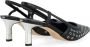 Michael Kors Zwarte Mid Sling Sandaal Black Dames - Thumbnail 3