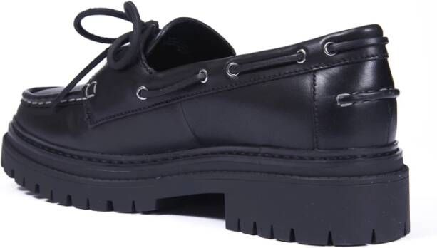 Michael Kors Zwarte Mocassin Platte Schoenen Black Dames