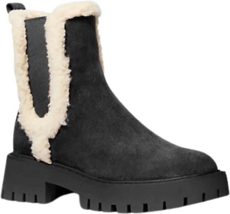 Michael Kors Zwarte platte laars stijl schoenen Black Dames