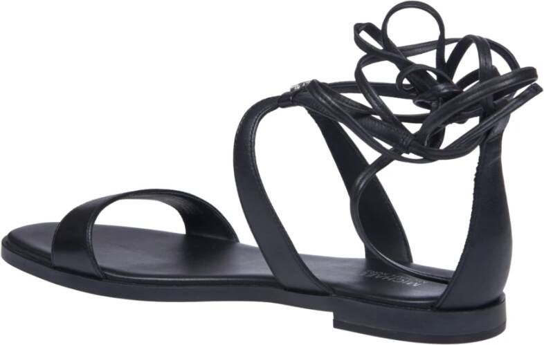 Michael Kors Zwarte Sandalen voor Vrouwen Ss24 Black Dames