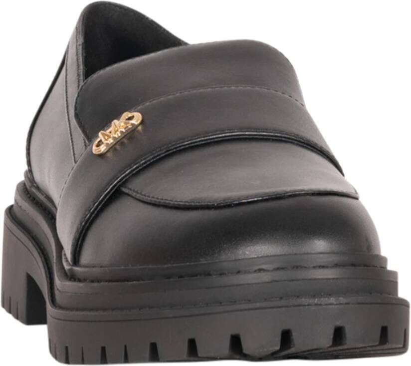 Michael Kors Zwarte Vachetta Lug Loafer Black Dames