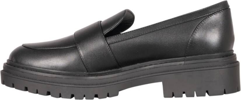 Michael Kors Zwarte Vachetta Lug Loafer Black Dames