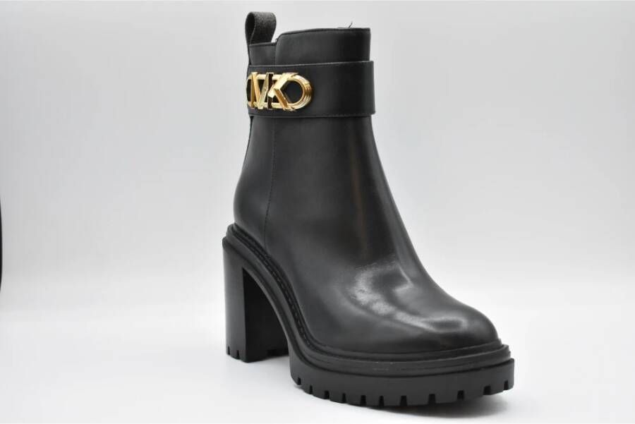 Michael Kors Zwarte Veterschoenen Aw22 Black Dames