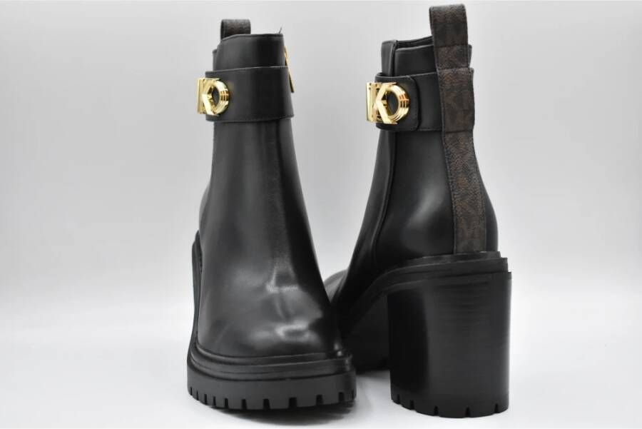 Michael Kors Zwarte Veterschoenen Aw22 Black Dames