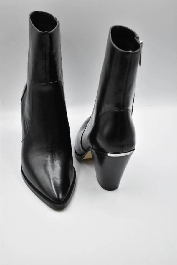 Michael Kors Zwarte Veterschoenen Aw23 Black Dames