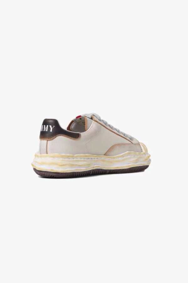 Mihara Yasuhiro Blakey Leren Sneakers White Heren