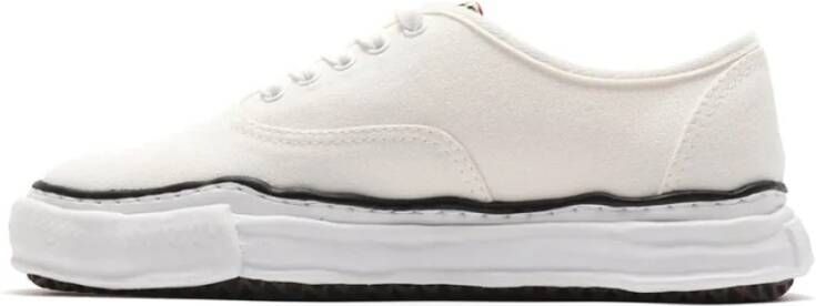 Mihara Yasuhiro Canvas Lowcut Sneaker met Originele Zool White Heren