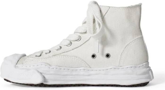 Mihara Yasuhiro Canvas Sneaker Wit Originele Zool Teenkap White Heren