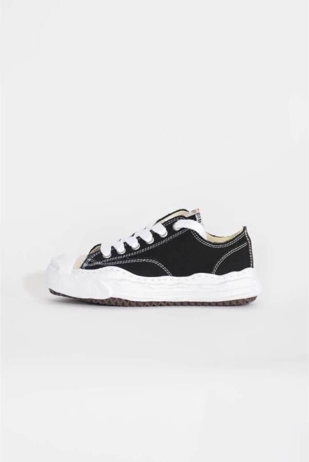 Mihara Yasuhiro Canvas Sneakers met Rubberen Zool Black Heren