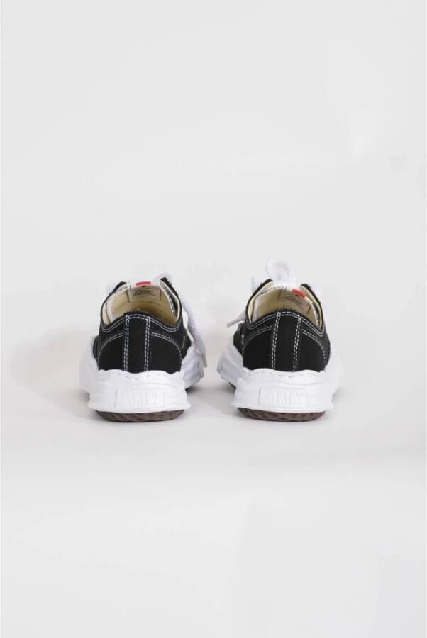 Mihara Yasuhiro Canvas Sneakers met Rubberen Zool Black Heren