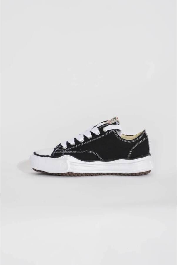 Mihara Yasuhiro Canvas Sneakers met Rubberen Zool Black Heren