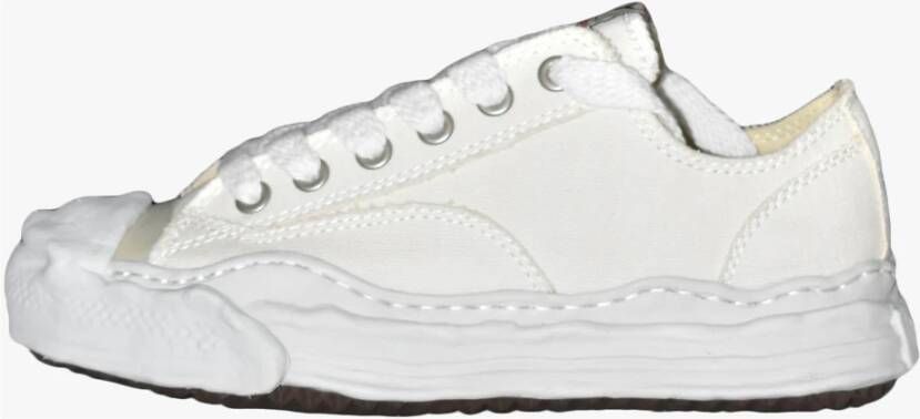 Mihara Yasuhiro Canvas Sneakers met Rubberen Zool White Heren