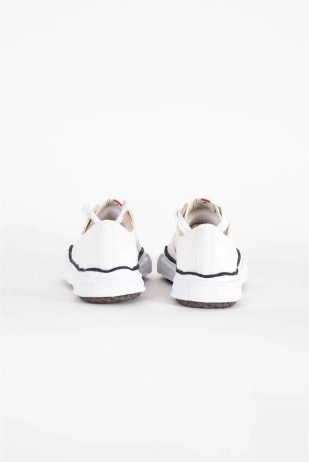 Mihara Yasuhiro Canvas Sneakers met Rubberen Zool White Heren