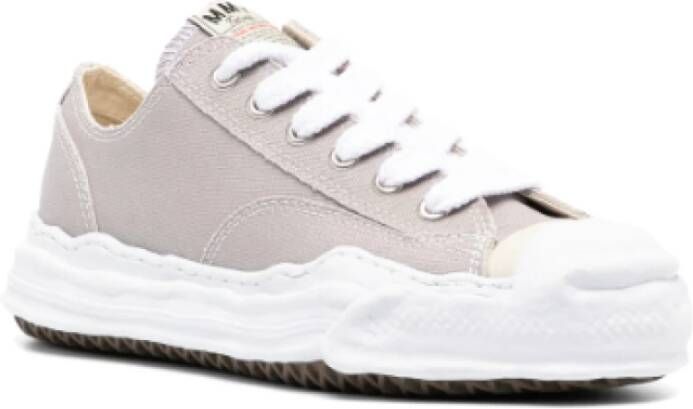 Mihara Yasuhiro Grijze Canvas Lage Sneaker Gray Heren