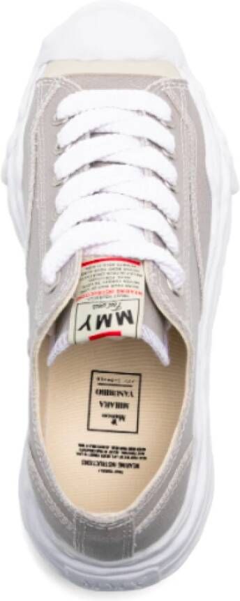 Mihara Yasuhiro Grijze Canvas Lage Sneaker Gray Heren