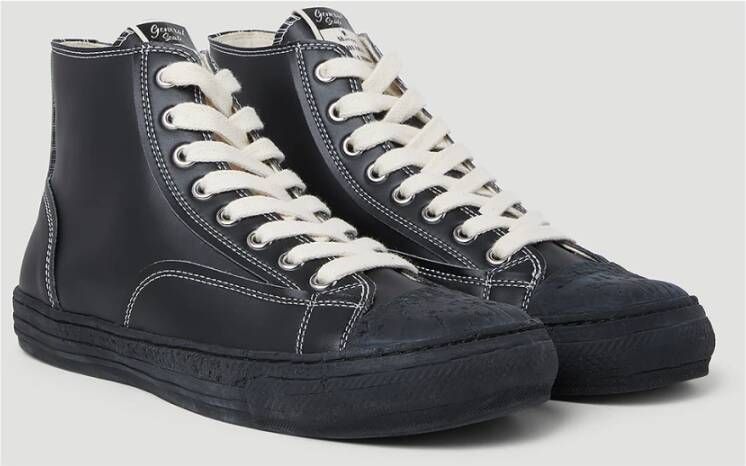 Mihara Yasuhiro Hoge Top Sneakers Zwart Heren