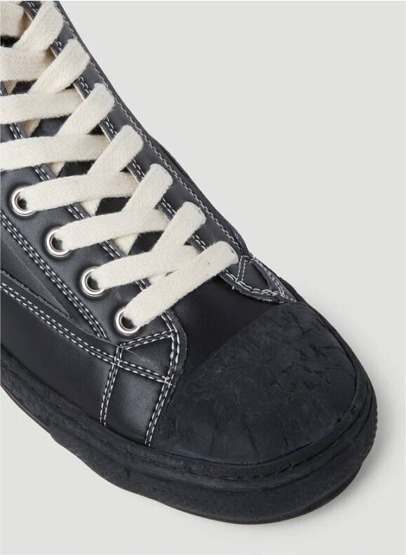 Mihara Yasuhiro Hoge Top Sneakers Zwart Heren