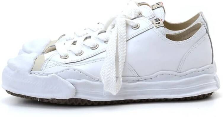 Mihara Yasuhiro Lage Sneaker met Origineel Canvas Bovenwerk White Heren