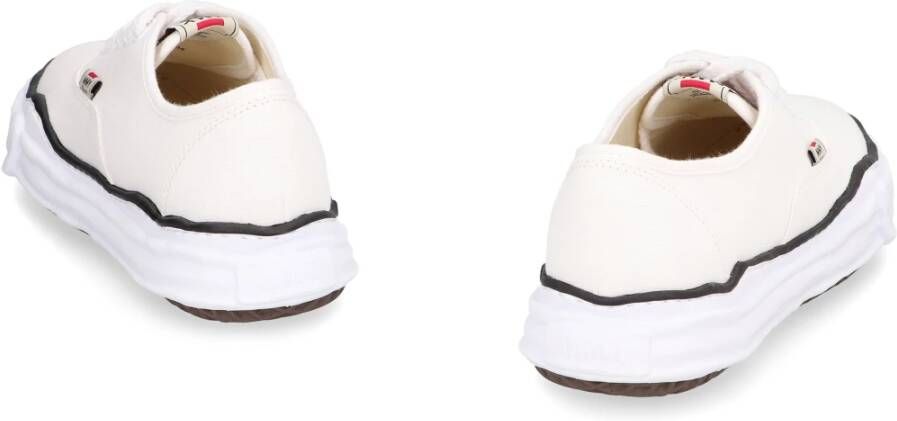 Mihara Yasuhiro Met de hand gemaakte canvas sneakers White Heren