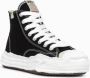 Mihara Yasuhiro Minimalistische High-Top Sneakers Black Heren - Thumbnail 2
