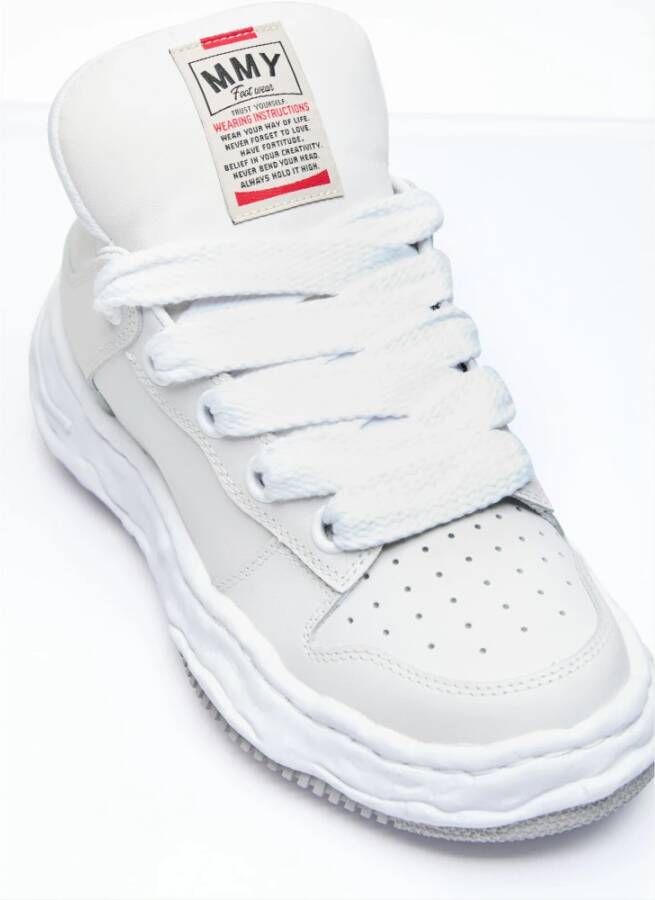 Mihara Yasuhiro OG Sole Leren Sneakers White Heren