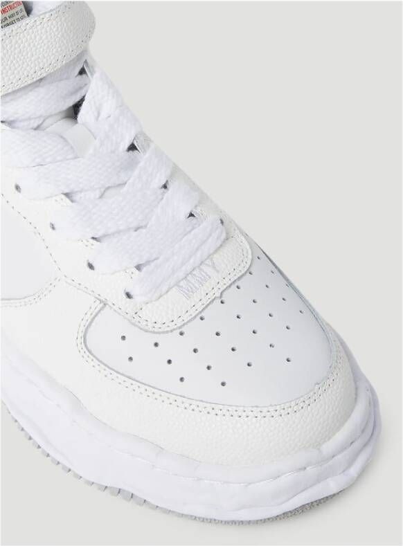 Mihara Yasuhiro OG Sole Leren Sneakers Wit Heren