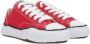 Mihara Yasuhiro Rode canvas lage sneakers Red Dames - Thumbnail 2