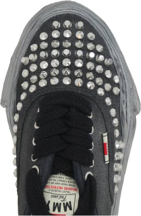 Mihara Yasuhiro Studded Canvas Low-Top Sneakers Black Dames