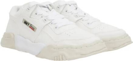 Mihara Yasuhiro Witte Canvas Lage Sneaker White Heren