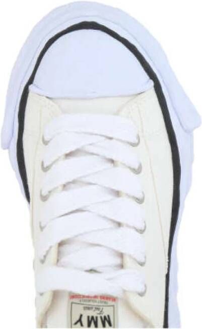 Mihara Yasuhiro Witte Canvas Lage Sneakers White Dames