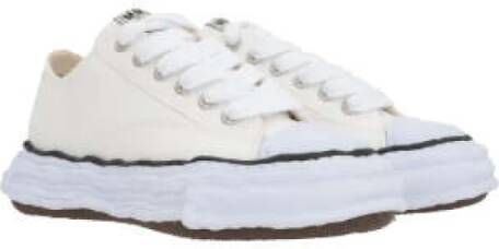 Mihara Yasuhiro Witte Canvas Lage Sneakers White Dames