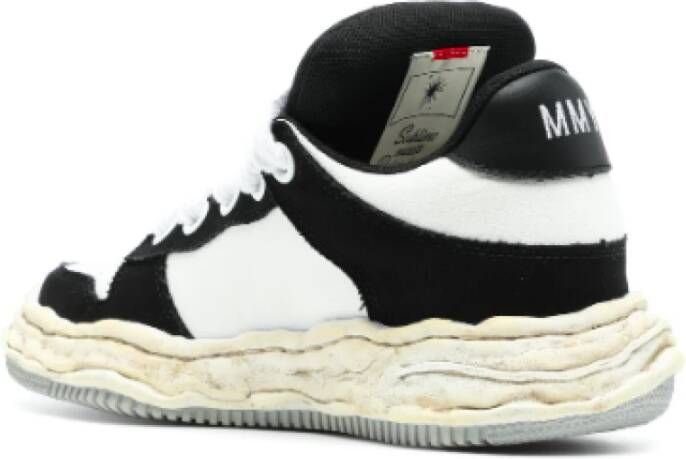 Mihara Yasuhiro Zwarte Canvas Lage Sneaker Black Dames