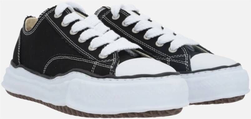 Mihara Yasuhiro Zwarte Canvas Lage Sneakers Black Dames