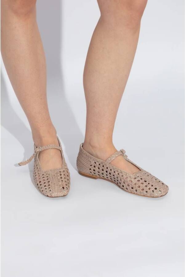 Miista Ballet Flats Yeida Beige Dames