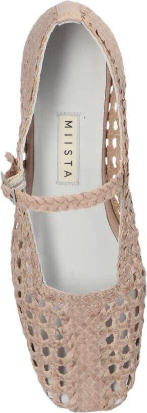 Miista Ballet Flats Yeida Beige Dames