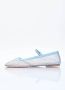 Miista Denim Ballerina Schoenen met Parelversiering Blue Dames - Thumbnail 4