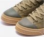 Mikakus Barcelona Cupra Khaki Sneakers Born Model Green Unisex - Thumbnail 9