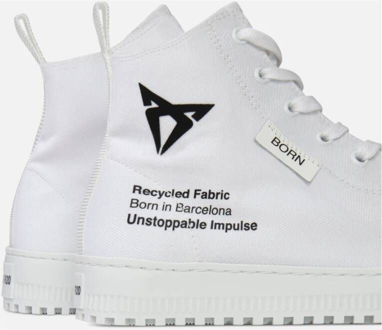 Mikakus Barcelona Cupra Witte Sneakers Model Born White Unisex