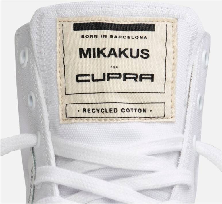 Mikakus Barcelona Cupra Witte Sneakers Model Born White Unisex