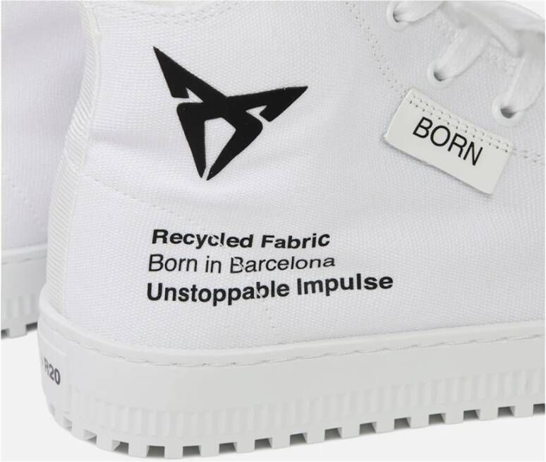 Mikakus Barcelona Cupra Witte Sneakers Model Born White Unisex